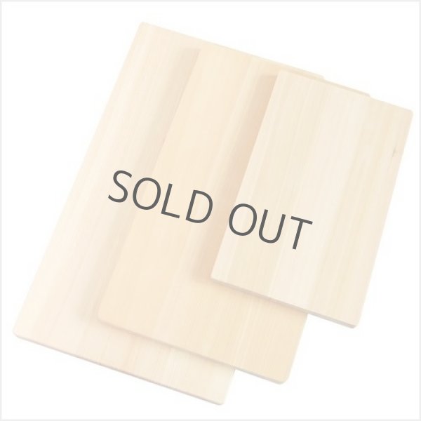 Photo2: Japanese natural cypress Professional Cutting Board mokuso made in Japan W270mm (2)