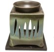 Photo9: Tokoname YT Japanese green tea aroma Incense Burner Yamafusa hako kamahen H12cm (9)