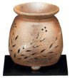 Photo9: Tokoname YT Japanese green tea aroma Incense Burner tachibana hagi H11.5cm (9)