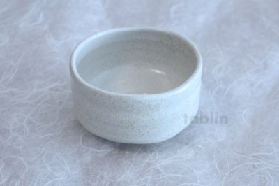 Photo2: Mino ware Japanese pottery matcha chawan tea bowl toga kobiki shiro