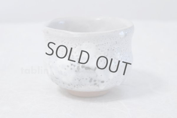 Photo4: Mino ware Japanese pottery matcha chawan tea bowl toga haku plum noten (4)
