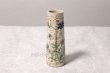 Photo2: Kyo yaki ware High Quality Japanese vase nerikomi single-flower H15cm (2)