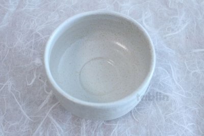 Photo1: Mino ware Japanese pottery matcha chawan tea bowl toga kobiki shiro