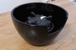 Photo3: Electric charcoal heater Japanese tea ceremony black pottery benibachiburo (3)