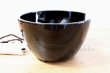 Photo4: Electric charcoal heater Japanese tea ceremony black pottery benibachiburo (4)