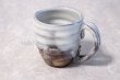 Photo4: Hagi yaki ware Japanese pottery mug coffee cup gin white glaze keiichiro 350ml (4)