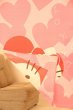 Photo2: Noren CSMO Japanese door curtain Lovely Kitty pink 85 x 150cm (2)