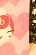 Photo3: Noren CSMO Japanese door curtain Lovely Kitty pink 85 x 150cm (3)