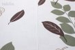 Photo4: Noren CSMO Japanese door curtain Leaf Leaf II white 85 x 170cm (4)