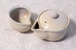 Photo5: Japanese tea set pot cups yusamashi Houhin himedo pottery tea strainer 200ml (5)