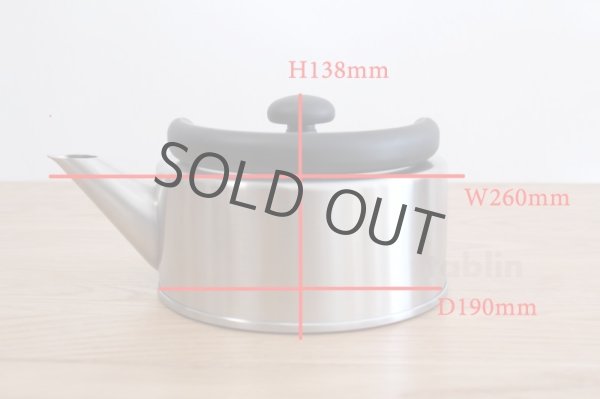 Photo2: Wahei Japanese stainless kettle yakan 2500ml  (2)