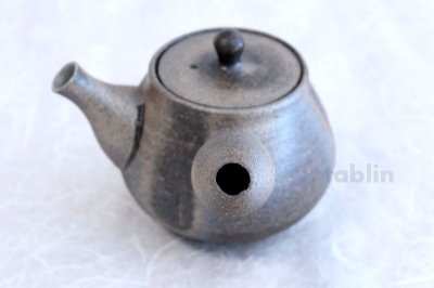 Photo3: Shigaraki pottery Japanese tea pot kyusu Ibushi pottery tea strainer 550ml