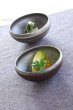 Photo3: Shigaraki pottery Japanese soup noodle serving bowl Ginsai line D140mm (3)