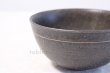 Photo3: Shigaraki pottery Japanese soup noodle serving bowl black sai D150mm (3)