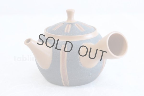 Photo3: Tokoname ware　YT Japanese tea pot Haruyama marrow ceramic tea strainear 360ml (3)