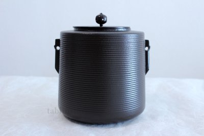 Photo2: Chagama kama line pail tea ceremony corrosion-resistant aluminum alloy 2.3L