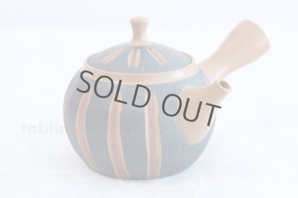 Photo2: Tokoname ware　YT Japanese tea pot Haruyama marrow ceramic tea strainear 360ml (2)