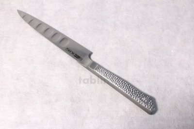 Photo1: Glestain all stainless Japanese knife dimple blade Petty any size