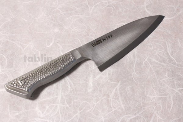 Photo1: Glestain all stainless Japanese knife Deba any size (1)