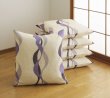 Photo1: Men-tumugi Japanese Cushion Cover TT kazenone cotton set of 5 (1)