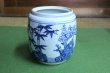 Photo3: Kiyomizu Kyoto porcelain Japanese tea ceremony water jar mizusashi Sometuke doka (3)