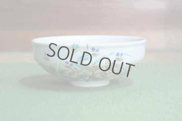 Photo2: Kiyomizu Kyoto porcelain Japanese matcha tea bowl chawan tuyukusa souma hira (2)