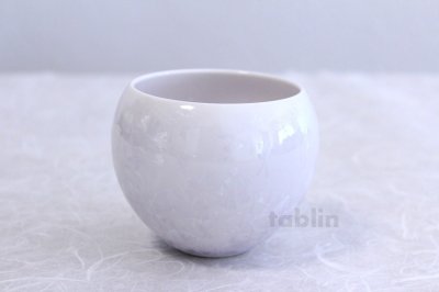 Photo1: Kiyomizu Kyoto porcelain Hana-crystal Toua Japanese tea cup (set of 5)