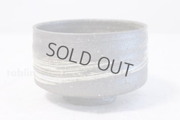 Photo3: Shigaraki pottery Japanese tea bowl white hakeme roku chawan Matcha Green Tea  (3)