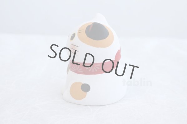 Photo5: Japanese Lucky Cat Tokoname yaki ware Porcelain Maneki Neko fukuoide 3.5inch (5)