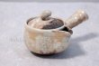 Photo3: Japanese tea pot cups set Hagi ware Kobiki Keizo pottery tea strainer 350ml (3)