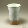 Photo1: Hagi Senryuzan climbing kiln Japanese pottery tumbler light blue ichi set of 2 (1)