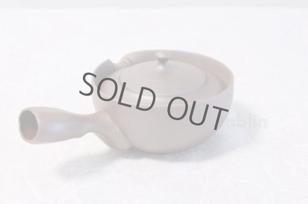 Photo2: Hasami porcelain yakishime Shiboridashi kyusu Japanese tea pot 300ml (2)
