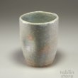 Photo1: Hagi Senryuzan climbing kiln Japanese pottery tumbler ekubo ni sho set of 2 (1)