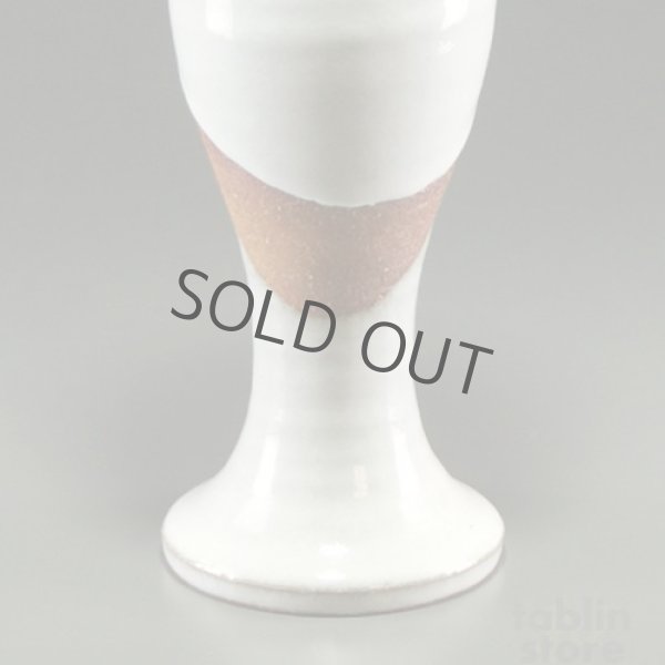 Photo2: Hagi ware Senryuzan climbing kiln Japanese vase kakebu ni hanaire H21.5cm (2)