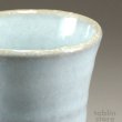 Photo4: Hagi Senryuzan climbing kiln Japanese pottery tumbler light blue ichi set of 2 (4)