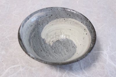 Photo1: Shigaraki pottery Japanese soup noodle serving bowl hakekoba D160mm