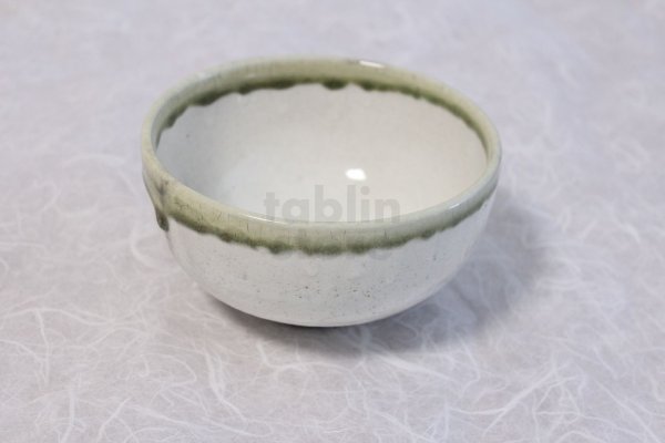 Photo5: Shigaraki pottery Japanese soup noodle serving bowl hisui D140mm (5)