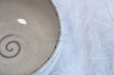 Photo1: Mino yaki ware Japanese tea bowl Karatu soko danwa moku chawan Matcha Green Tea