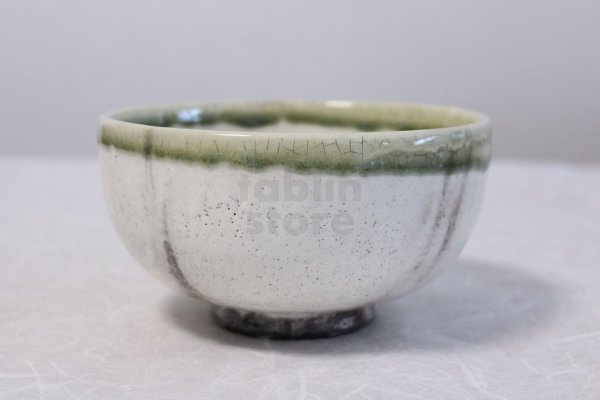 Photo3: Shigaraki pottery Japanese soup noodle serving bowl hisui D140mm (3)