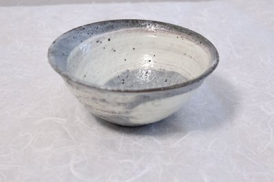 Photo3: Shigaraki pottery Japanese soup noodle serving bowl hakekoba D160mm