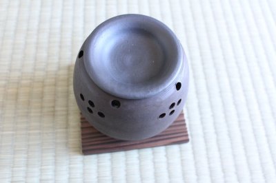 Photo3: Tokoname YT Japanese green tea aroma Tea Incense Burner Sekiryu r hai H10cm