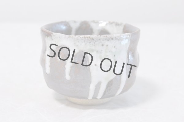 Photo3: Mino ware Japanese pottery matcha chawan tea bowl toga haikaburi noten (3)