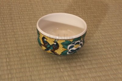 Photo3: Kutani ware tea bowl Yoshidaya Gold Chicken chawan Matcha Green Tea Japanese