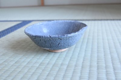 Photo2: Mino yaki ware Japanese tea bowl Nezumishino ashi Kibo chawan Matcha Green Tea