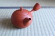 Photo4: Tokoname Japanese tea pot kyusu ceramic strainer Hokuryu round red 300ml (4)