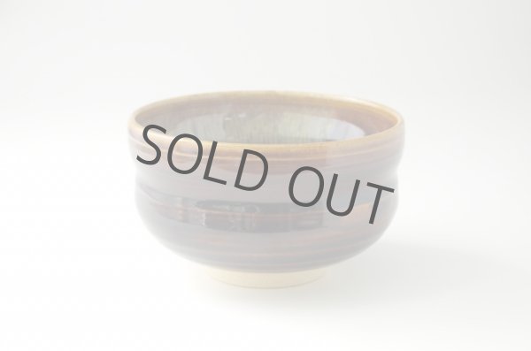 Photo3: Arita porcelain Japanese matcha tea bowl chawan ameyu dojime dimple kanzan (3)