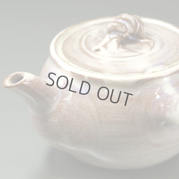 Photo3: Hagi ware Senryuzan climbing kiln Japanese tea pot kyusu hinerite 360ml (3)