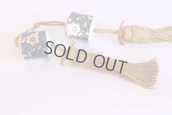 Photo5: Weight for Japanese hanging scroll FUCHIN stone Kutani aochibu top gold (5)