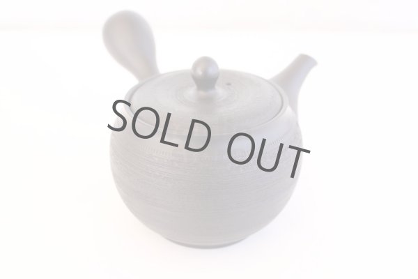 Photo3: Tokoname yaki ware Japanese tea pot Shujyu sen ceramic tea strainer 280ml (3)