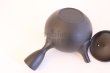 Photo8: Tokoname Japanese tea pot kyusu ceramic strainer Hokuryu round black 300ml (8)